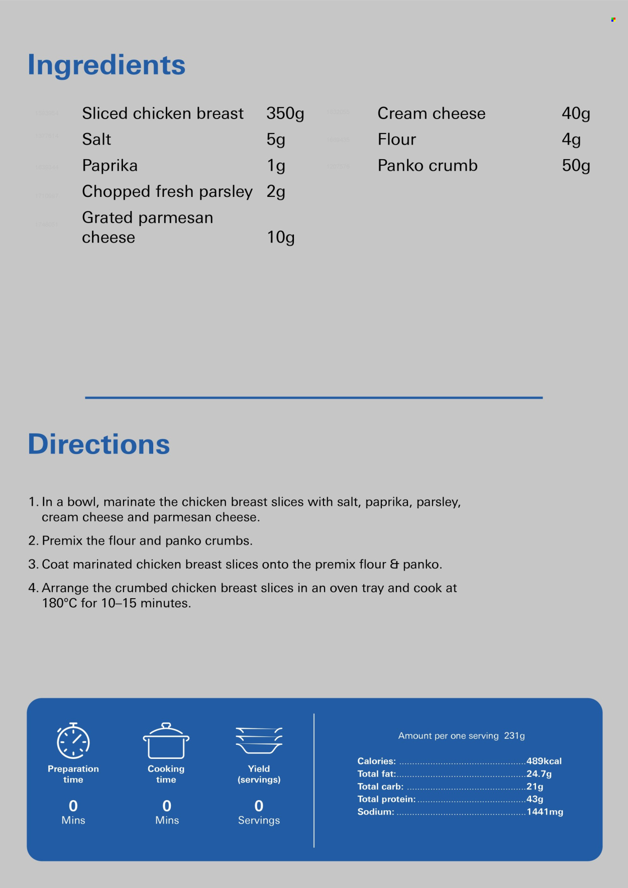 Carrefour offer. Page 1