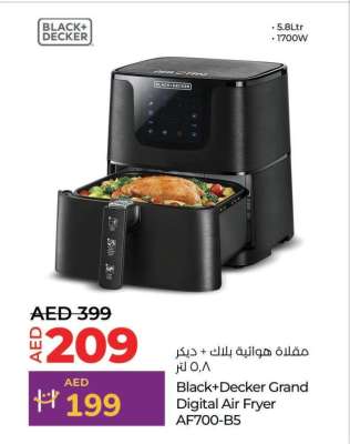 Black+Decker Grand Digital Air Fryer AF700-B5